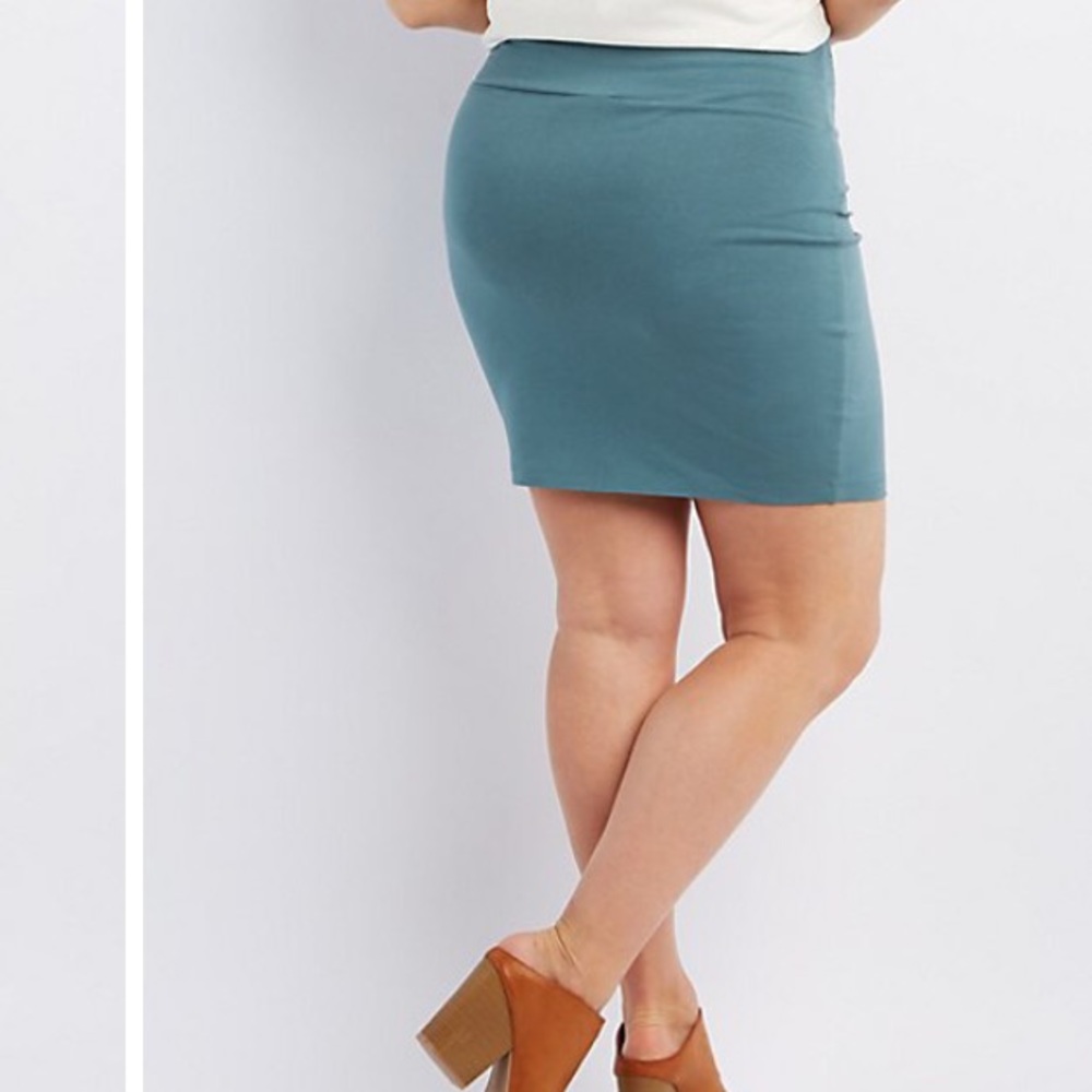 Teal skirt